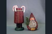 Paper Mache Belsnickel Candy Container