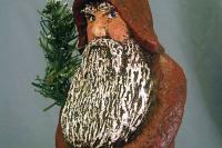 Paper Mache Belsnickel Candy Container