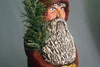Paper Mache Belsnickel Candy Container