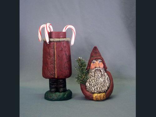 Paper Mache Belsnickel Candy Container
