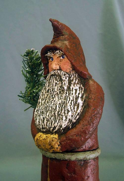 Paper Mache Belsnickel Candy Container