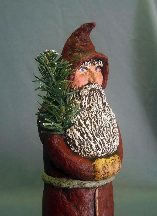 Paper Mache Belsnickel Candy Container