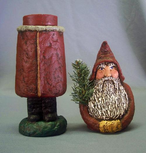Paper Mache Belsnickel Candy Container